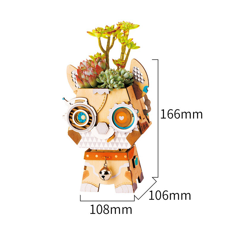 Handmade female assembly figure model toy