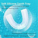 Silicone Electric Toothbrush 360° for Adult Smart Automatic Whitening