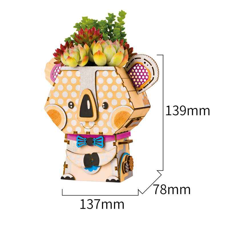 Handmade female assembly figure model toy