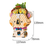 Handmade female assembly figure model toy