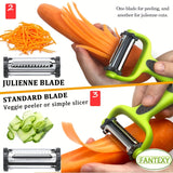 3in1 Peeler Paring Knife Grater - Ultimate Kitchen Tool