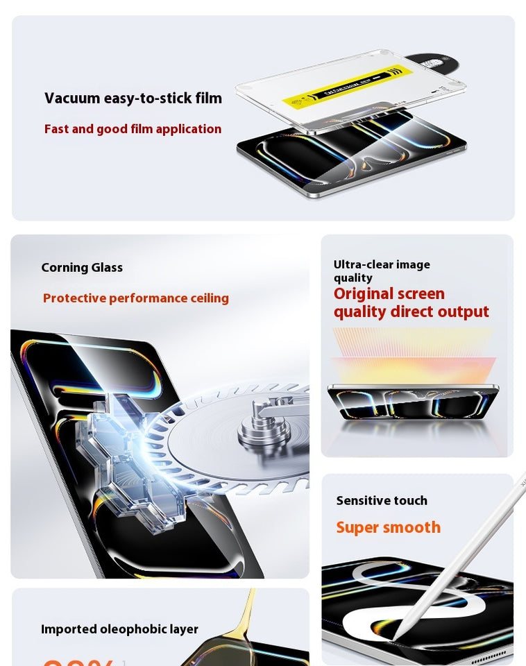 For IPad Tempered Film Tablet Computer Screen Stickers
