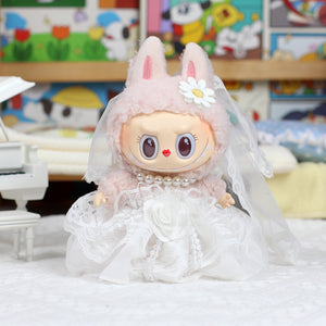 Labubu Pendant Doll Dress Wedding Dress