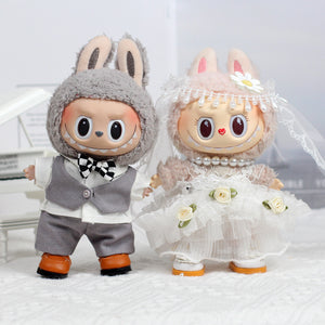 Labubu Pendant Doll Dress Wedding Dress