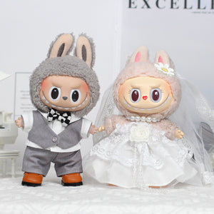 Labubu Pendant Doll Dress Wedding Dress
