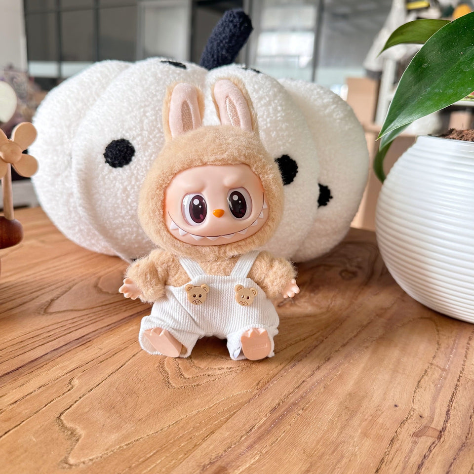 Labubu Doll Clothes Doll Overalls