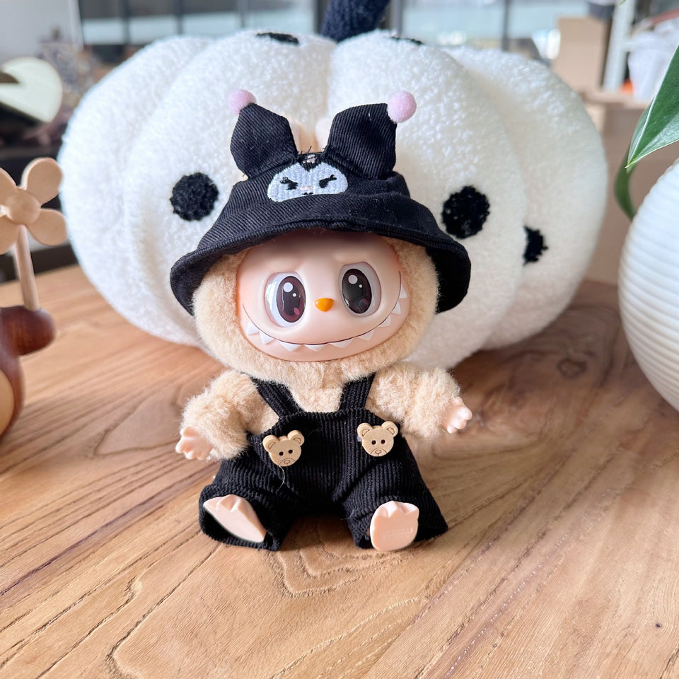Labubu Doll Clothes Doll Overalls