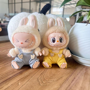 Labubu Doll Clothes Doll Overalls
