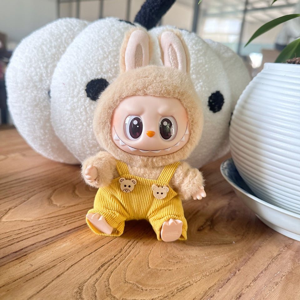 Labubu Doll Clothes Doll Overalls