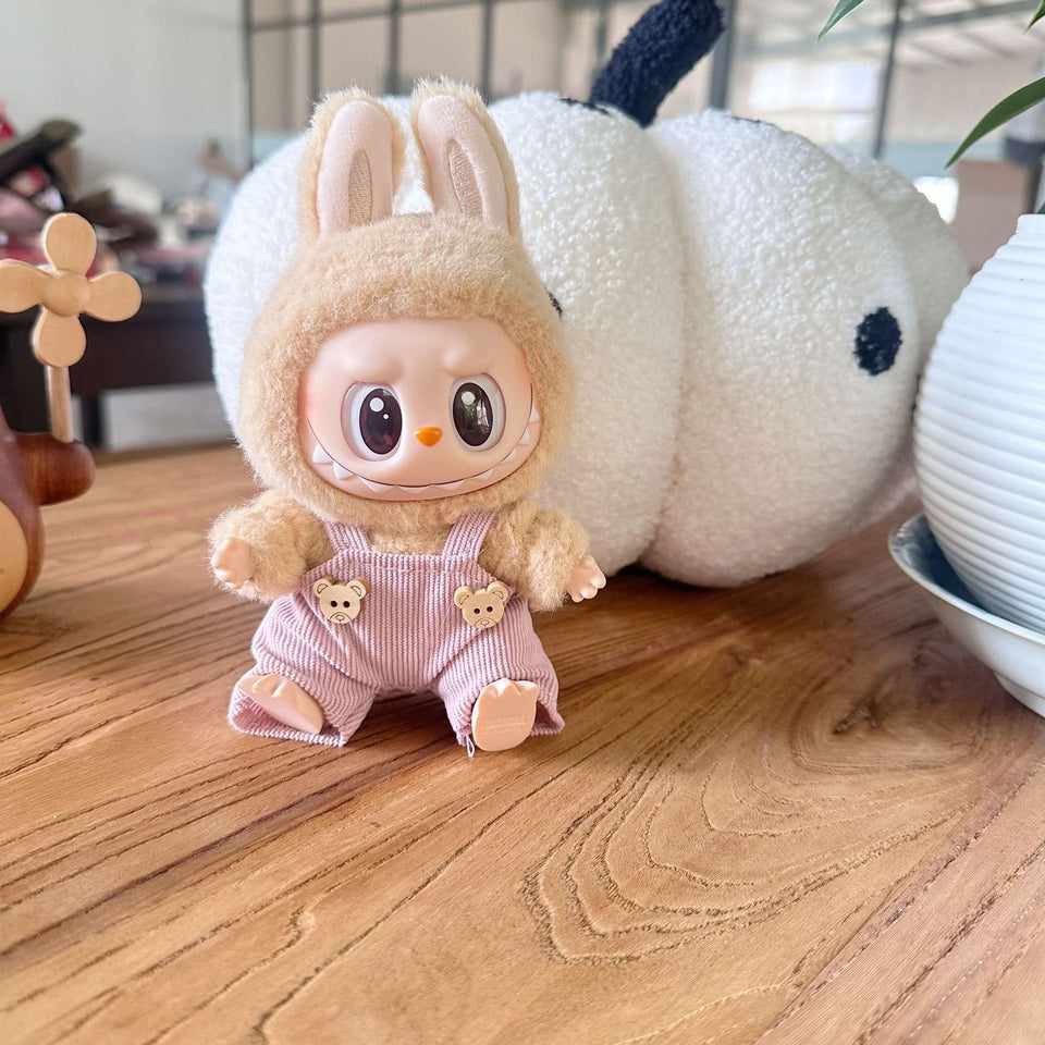 Labubu Doll Clothes Doll Overalls