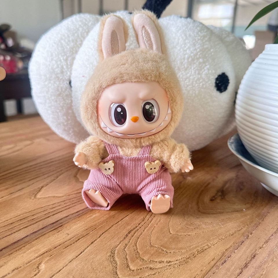 Labubu Doll Clothes Doll Overalls
