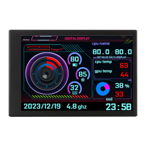 New 3.5 Inch IPS TYPE-C Secondary Screen Computer CPU GPU RAM HDD