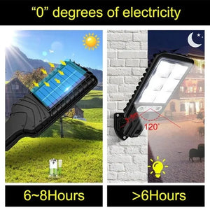 72/108 COB Sensor Solar Lights Outdoor LED Street Garden Solar Lamps