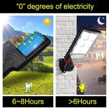 72/108 COB Sensor Solar Lights Outdoor LED Street Garden Solar Lamps