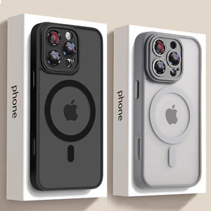 Luxury Matte Armor For Magsafe Magnetic Wireless Charging Case For