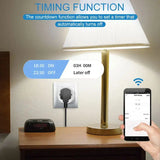 Tuya 16A 20A EU Smart Socket WiFi Smart Plug With Power Monitoring