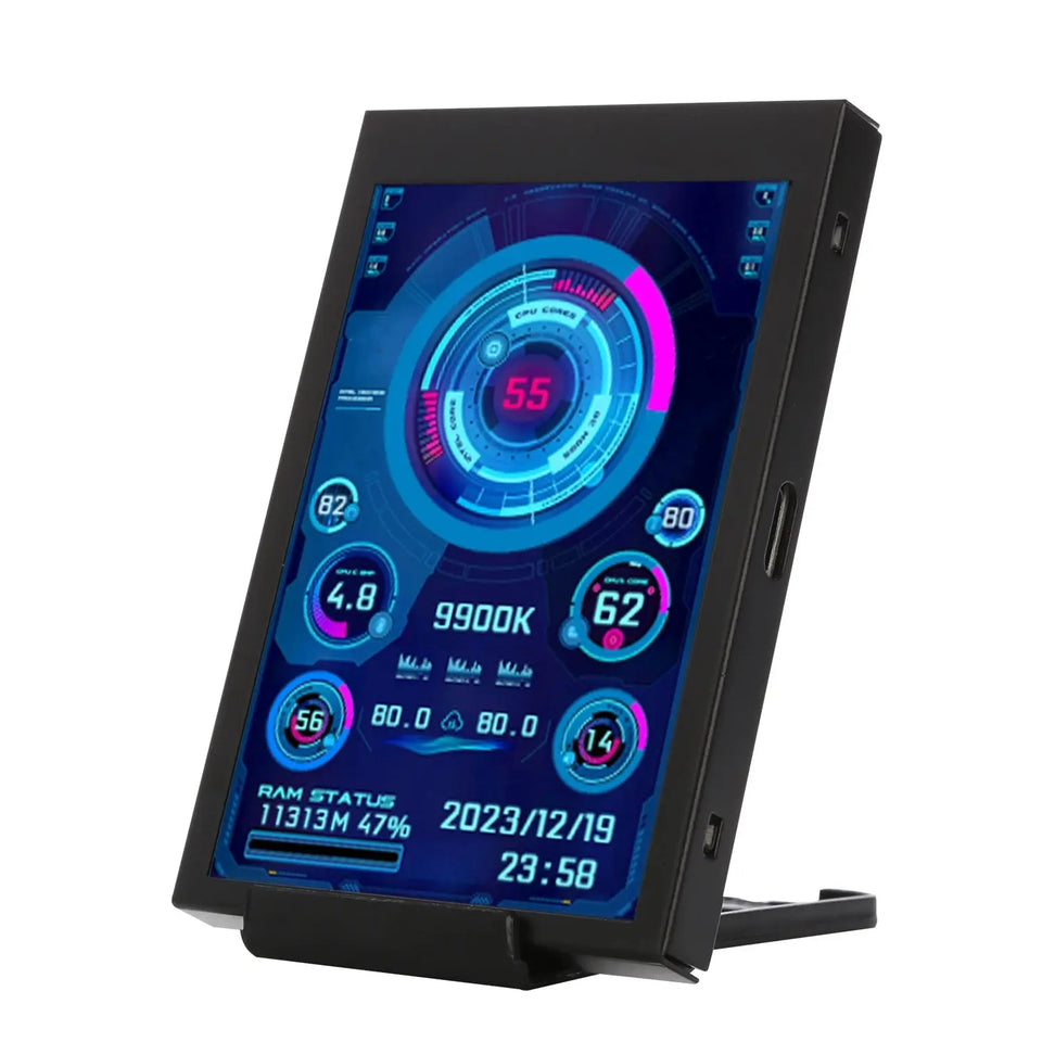 New 3.5 Inch IPS TYPE-C Secondary Screen Computer CPU GPU RAM HDD