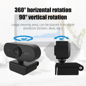 Full HD 1080p Webcam USB With Mic Mini Computer Camera,Flexible