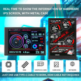 New 3.5 Inch IPS TYPE-C Secondary Screen Computer CPU GPU RAM HDD