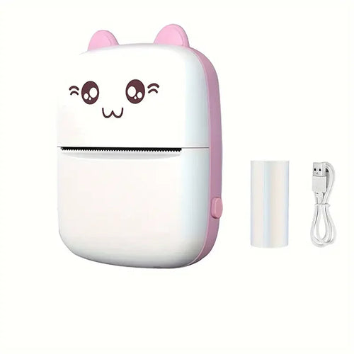 Portable Mini Pocket Printer With Wireless Inkless Printing For Photos