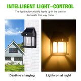 Outdoor Solar Tungsten Wall Light with Motion Sensor IP65 Waterproof
