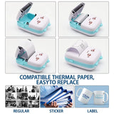 Portable Mini Pocket Printer With Wireless Inkless Printing For Photos