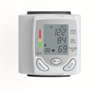 Wrist Electronic Blood Pressure Monitor, BP Sphygmomanometer