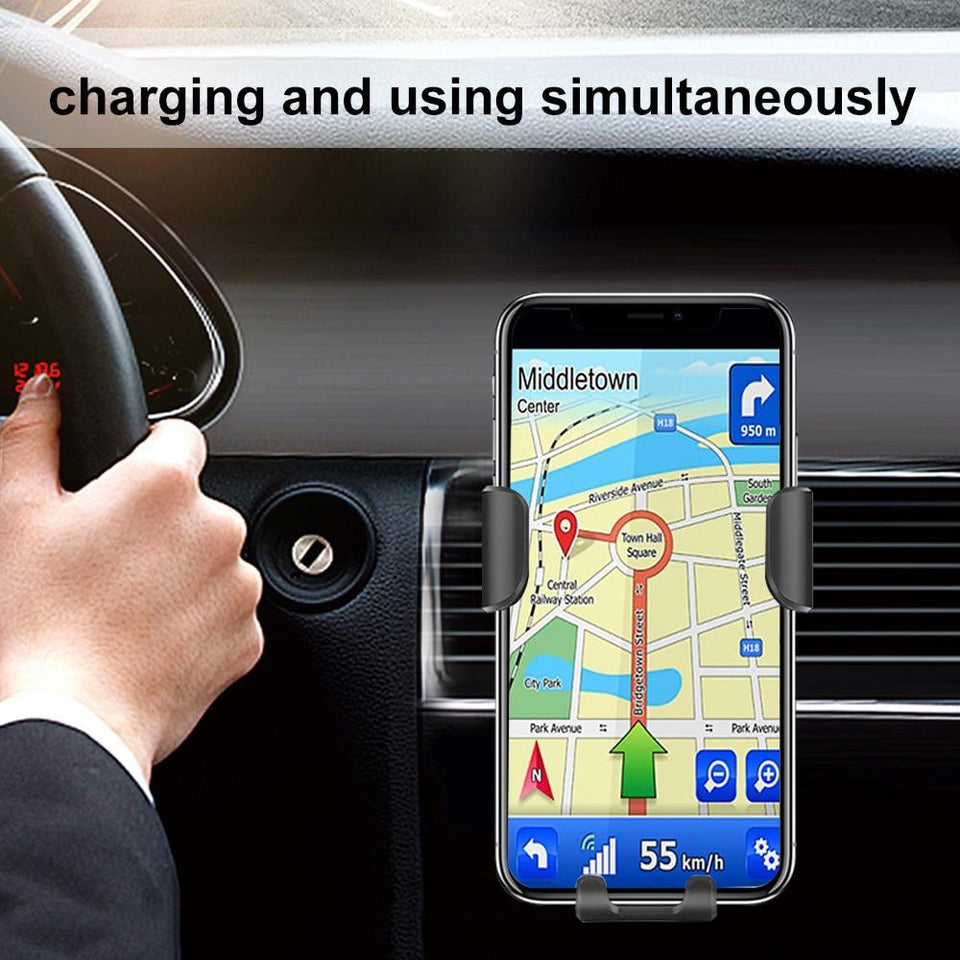 Ninja Dragon QI X Universal Wireless portable charging with Car Mount Holder