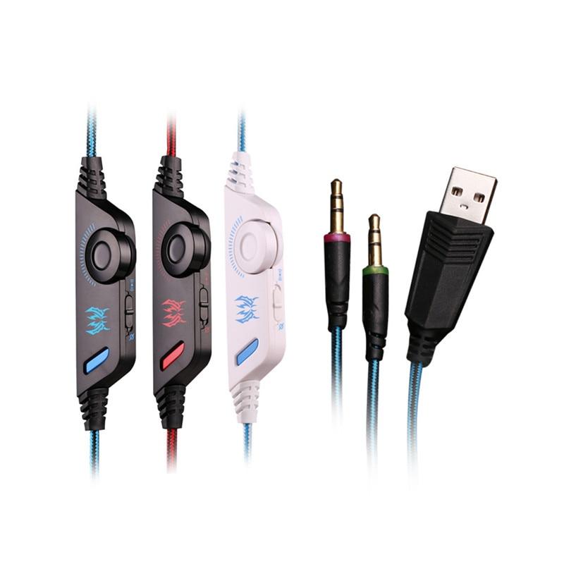 Ninja Dragon Stealth G21Z LED Vibration Gaming Headphone with noise isolation.
